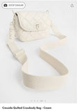 CHARLES & KEITH CRESSIDA QUILTED CROSSBODY BAGS