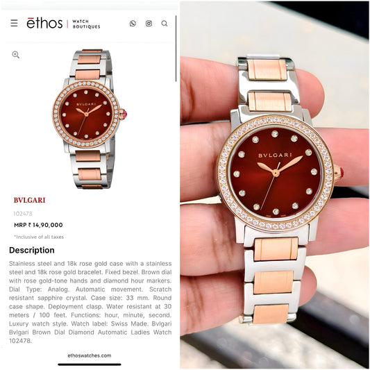 Bvlgari Women's Original Model Series Now Available