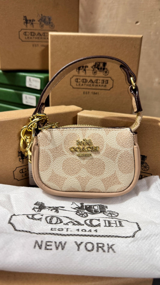 COACH NANO BAG KEY CHARM