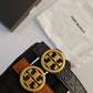 TORY BURCH EMBOSSED BELTS
