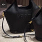 PRADA EMBOSSED LOGO BUCKET BAG