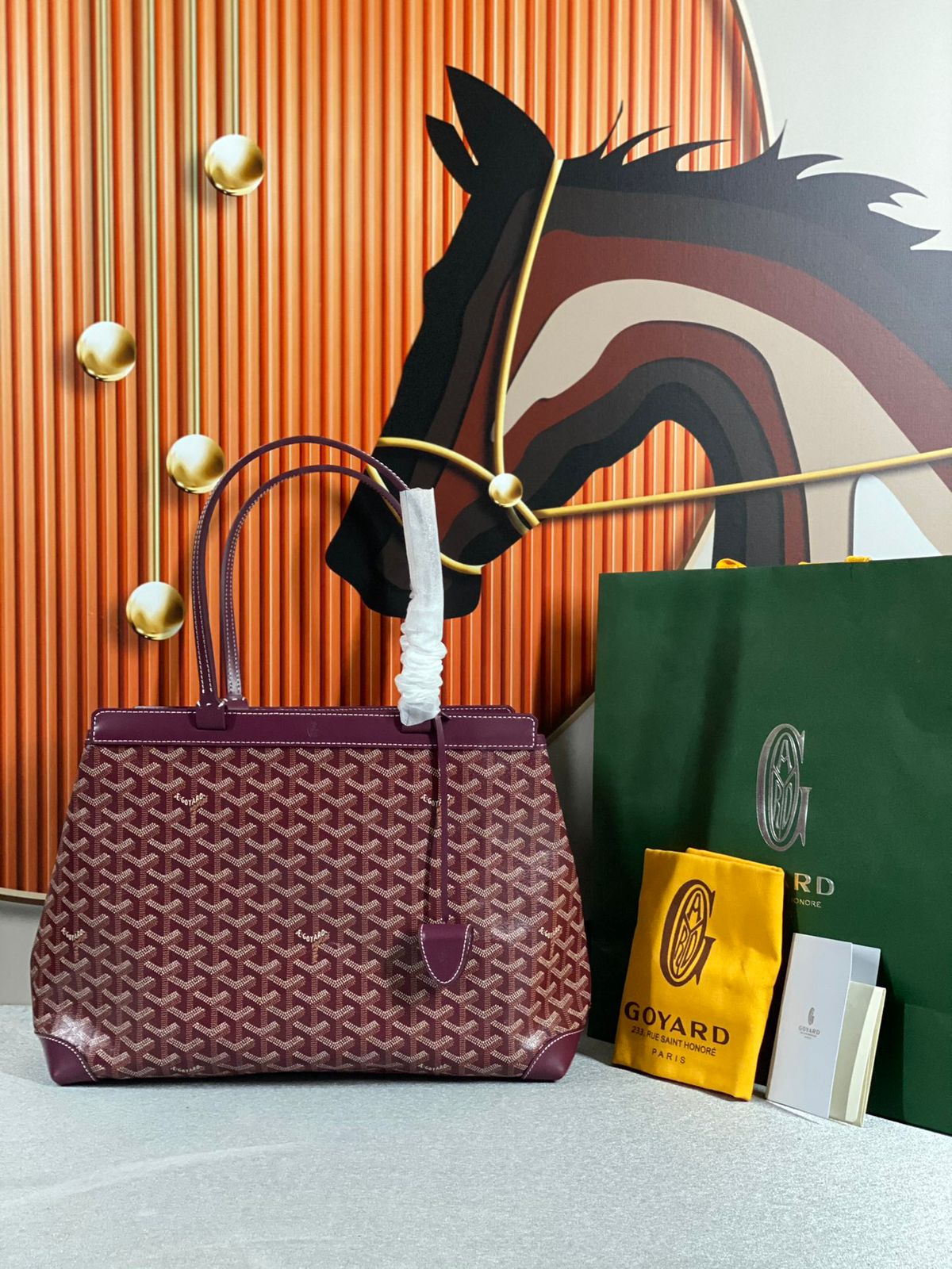 GOYARD BELLECHASSE BIAUDE PM TOTE BAG