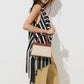 CHARLES & KEITH SABINE CANVAS LEATHER KNOTTED HANDLE