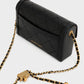 CHARLES & KEITH TALLULAH QUILTED PUSH LOCK CLUTCH CUM SLING BAGS