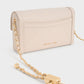 CHARLES & KEITH TALLULAH QUILTED PUSH LOCK CLUTCH CUM SLING BAGS