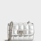CHARLES & KEITH NOIR PATENT MINI QUILTED SLING BAGS