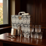 MONT BLANC WHISKEY CASE – SNAKE LEATHERETTE EDITION(PREPAID ONLY)
