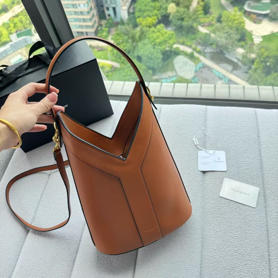 YSL Y TOP HANDLE BUCKET BAG