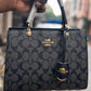 COACH HANDBAGS WITH PARTITION INSIDE AND LONG BELT