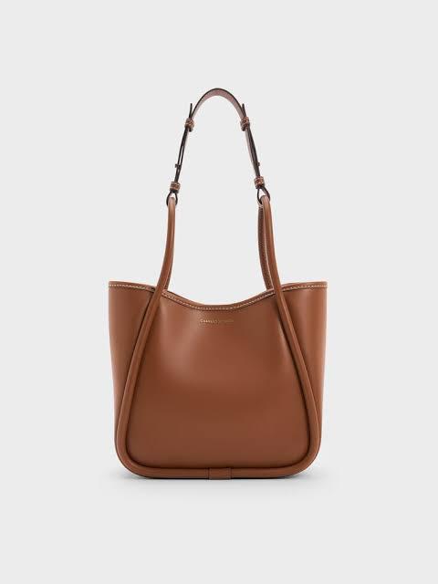 CHARLES AND KEITH LYLA TUBULAR SMALL TOTE BAG