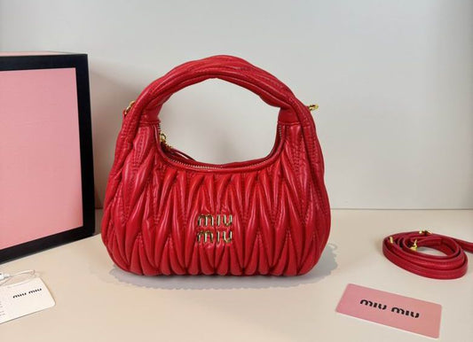 MIU MIU WANDER MATLASSE HOBO BAG