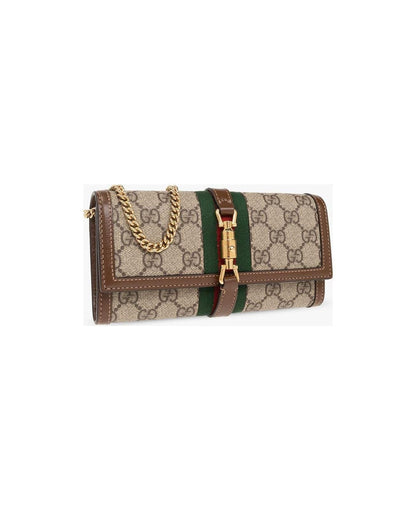 GUCCI JACKIE AUTHENTIC LEATHER WALLET SLING