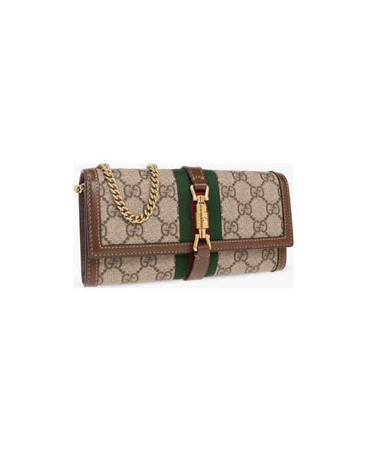 GUCCI JACKIE AUTHENTIC LEATHER WALLET SLING