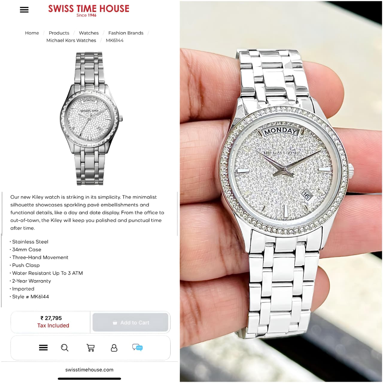 Michael Kors Women's Ultra-Premium Kiley Original Model Series Now Available