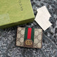 GUCCI OPHIDIA AUTHENTIC HALF BOOK FOLD WALLET