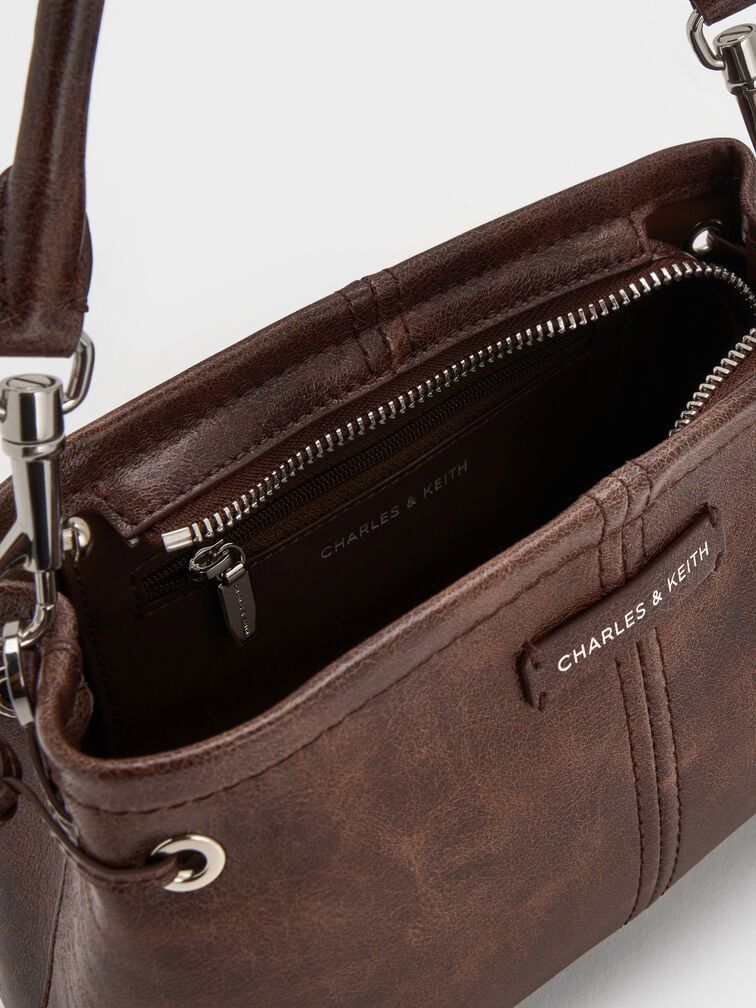 CHARLES & KEITH NOANE SHOULDER BAG WITH DUAL STRAP