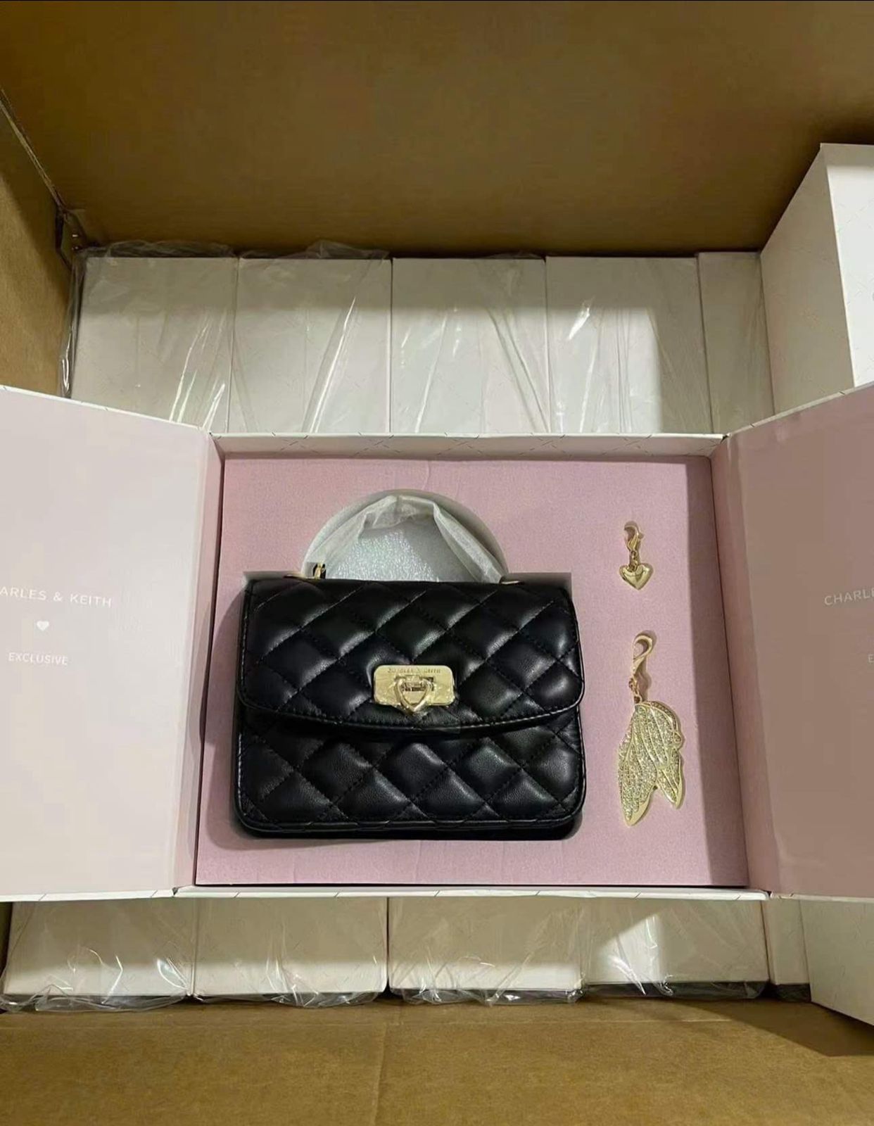 CHARLES & KEITH CRESSIDA QUILTED QIKI 2025 CELEBRATING