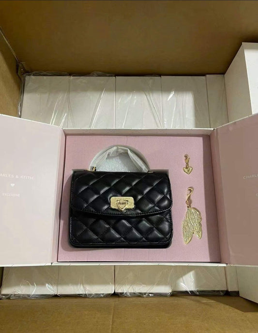 CHARLES & KEITH CRESSIDA QUILTED QIKI 2025 CELEBRATING