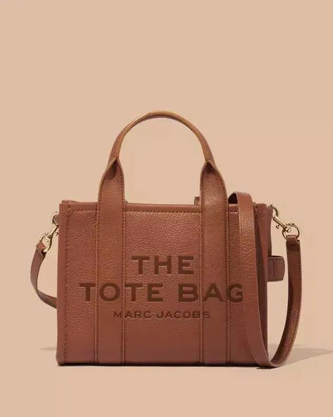 MARC JACOBS LEATHER MEDIUM TOTE BAG