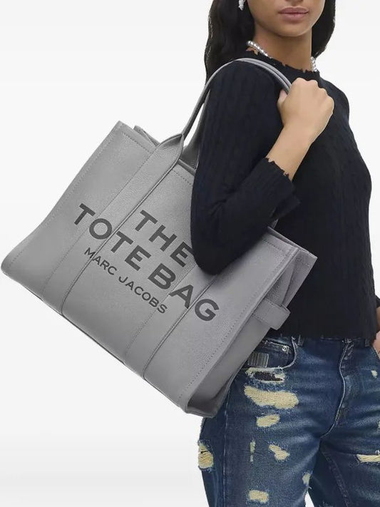 MARC JACOBS LEATHER MEDIUM TOTE BAG