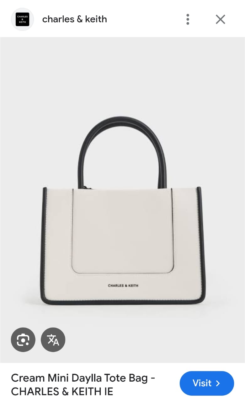 CHARLES & KEITH DAYLLA MINI TOTE BAGS