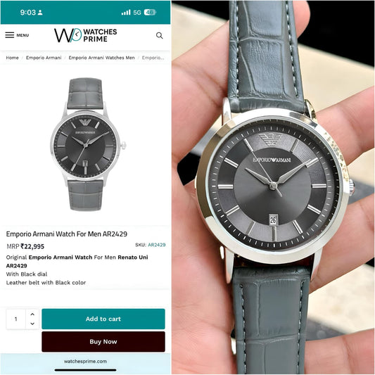 Emporio Armani Renato Original Model Series Now Available