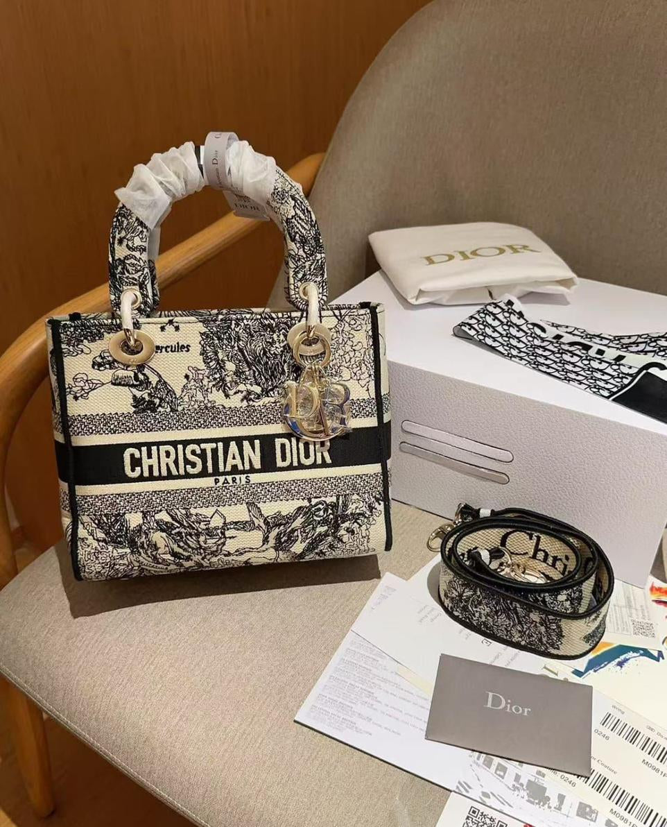 LADY DIOR EMBROIDERED