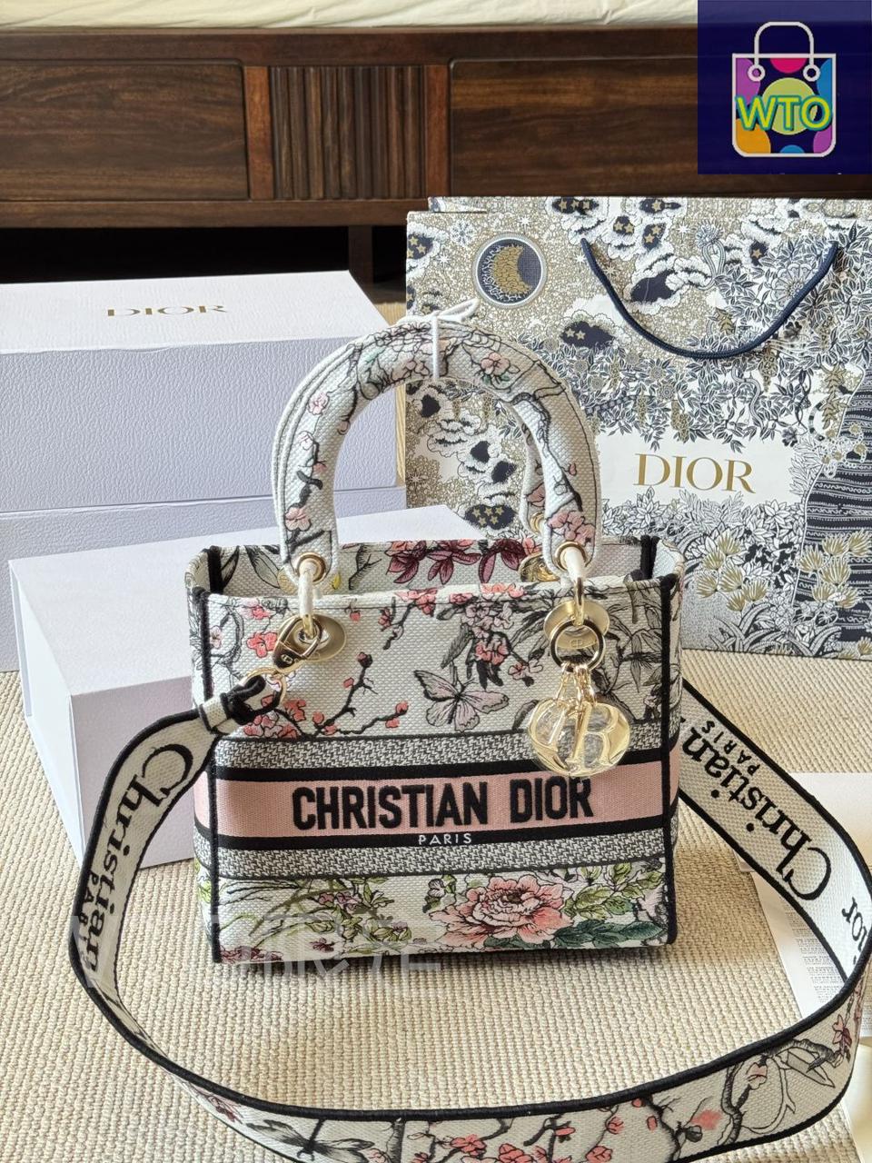 LADY DIOR EMBROIDERED