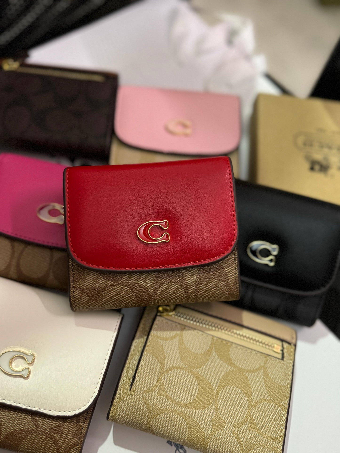COACH WALLETS 3 FOLD