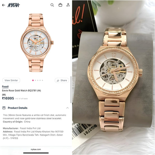 Fossil Women's Eevie Automatic Original Model Series Now Available