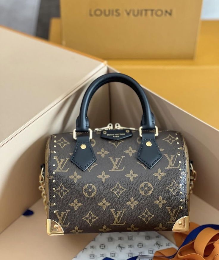 LOUIS VUITTON SPEEDY TRUNK 20 MONOGRAM