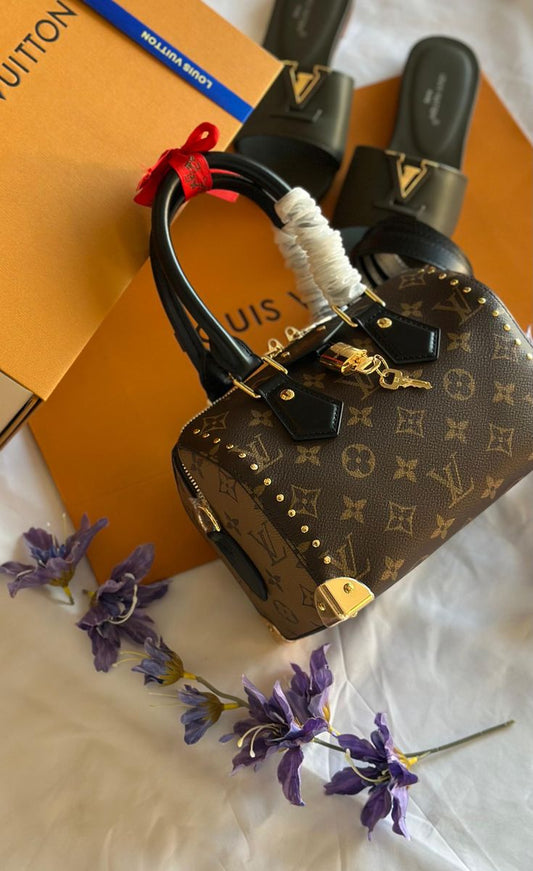 LOUIS VUITTON SPEEDY TRUNK 20 MONOGRAM