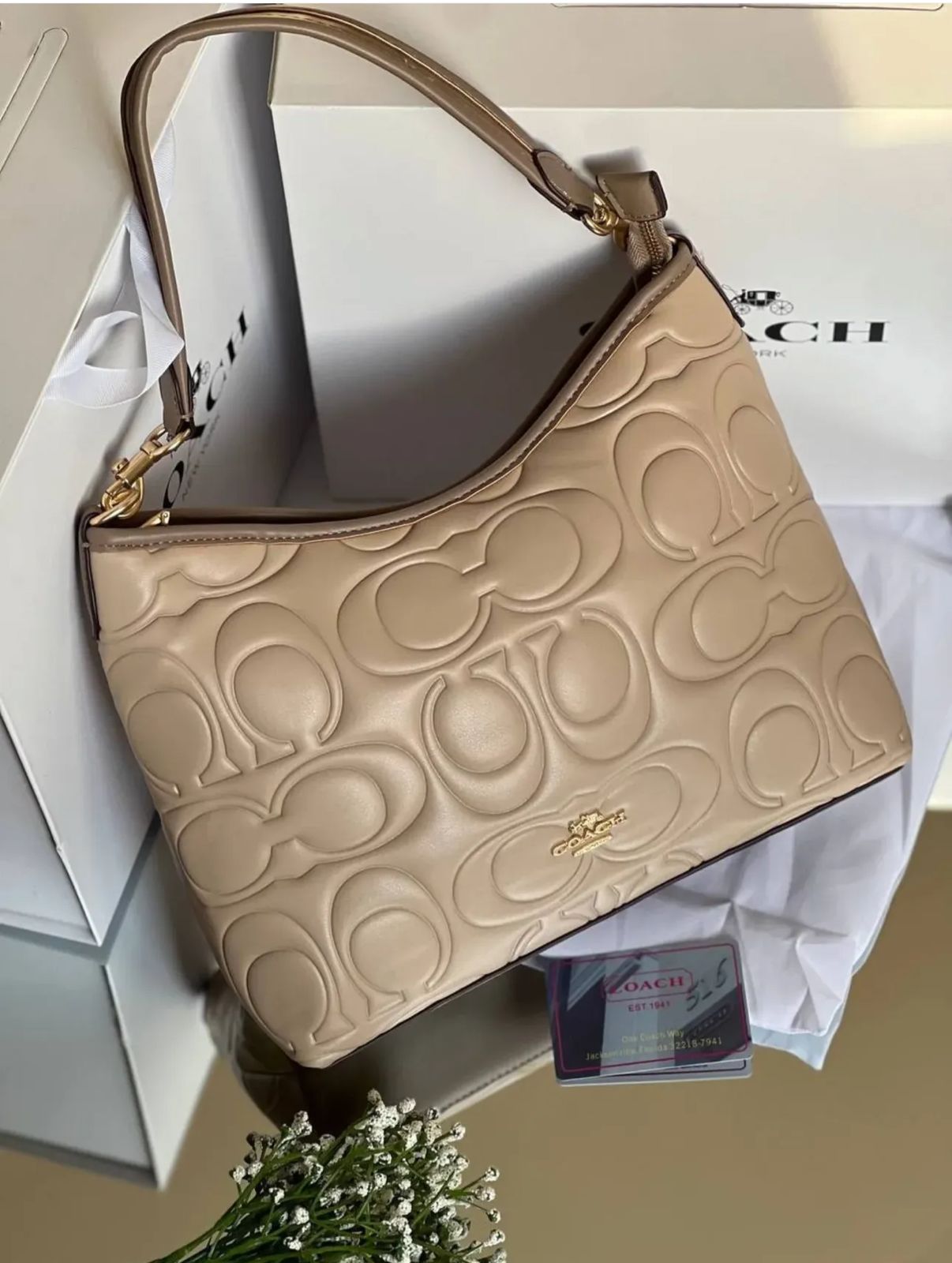 Coach EmbossLaurel Hobo