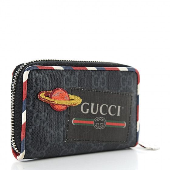 GUCCI GG SUPREME NIGHT COURIER WALLET