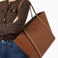 Micheal Kors Westley Large Pebelled Leather Chain Link Tote