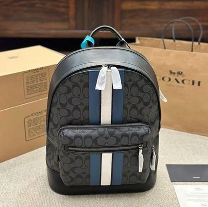 Coach West Houston Backpack In Signature Block