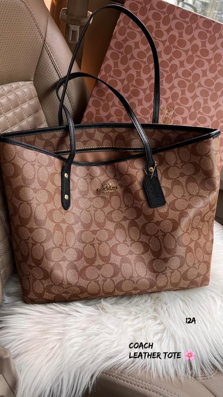 Coach Signature Tote Bags