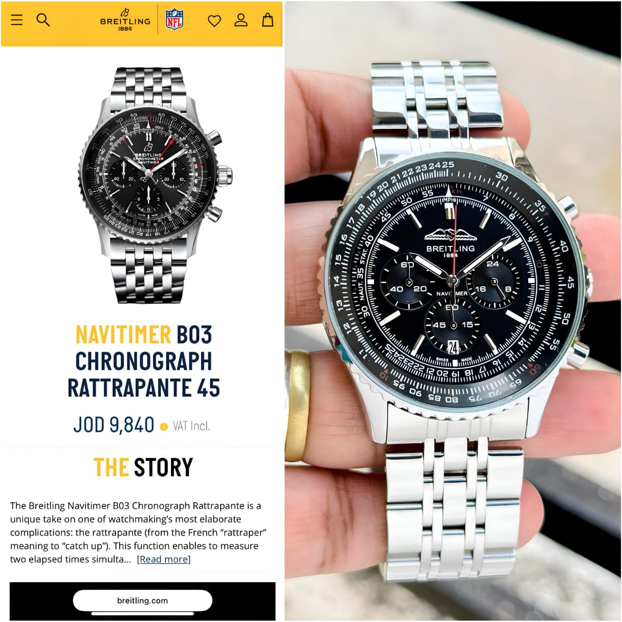 Breitling Navitimer Original Model Series Now Available