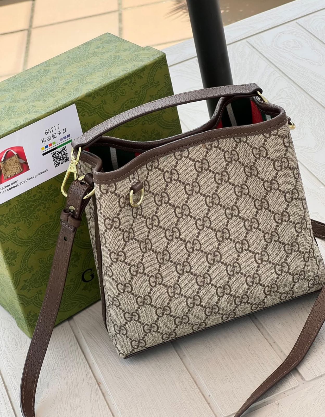 Gucci Emblem Small Tote