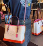 Coach ®️ Mollie Colour Block Tote Bag