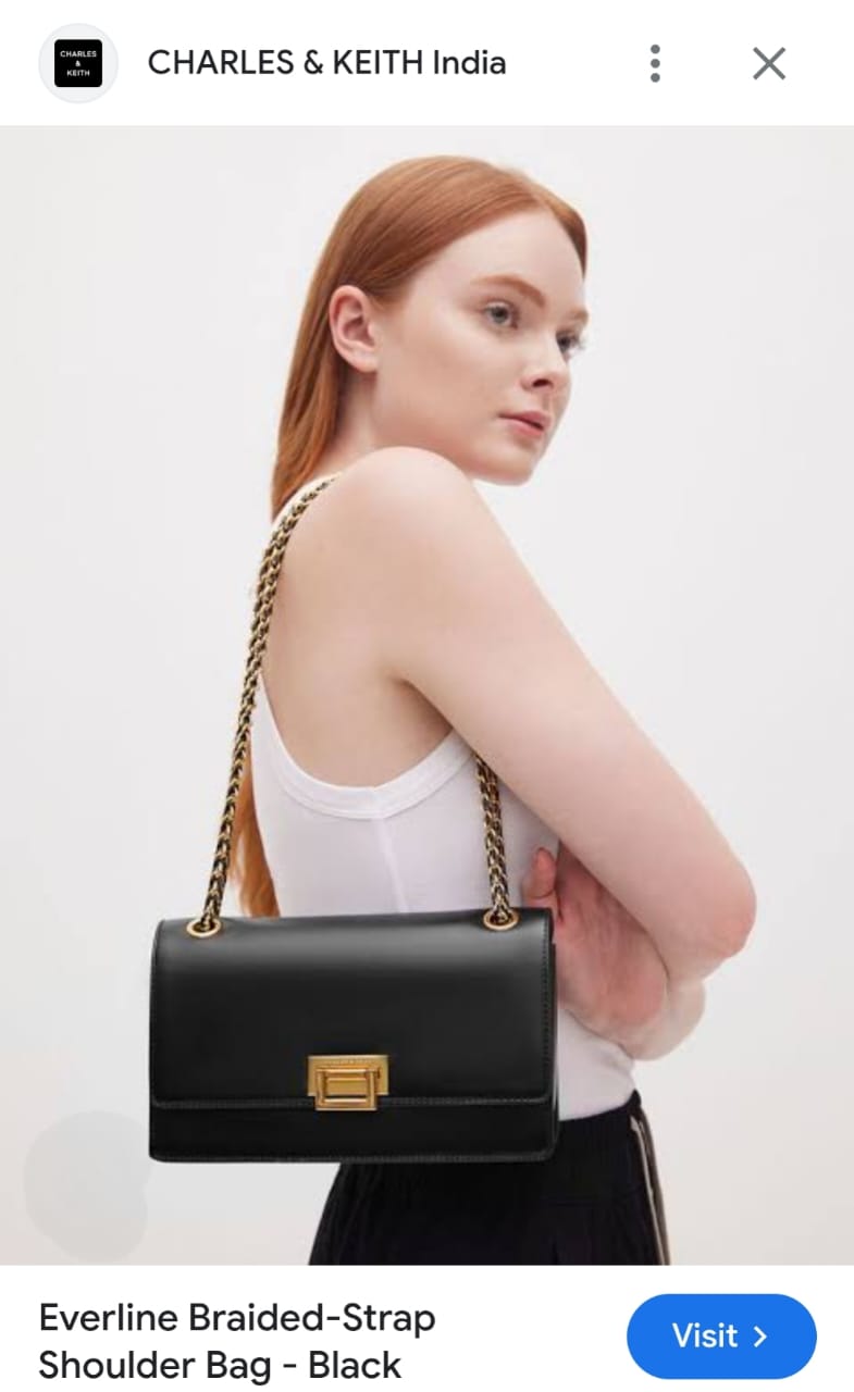 Charles & Keith Everline Braided Strap Bags