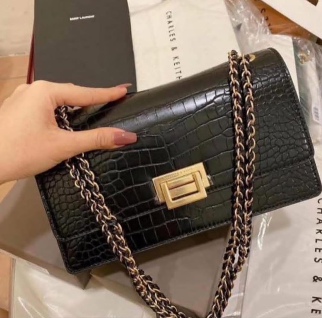 Charles & Keith Everline Braided Strap Bags