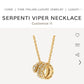 BVLGARI SERPENT-INSPIRED DIAMOND-STUDDED NECKLACE