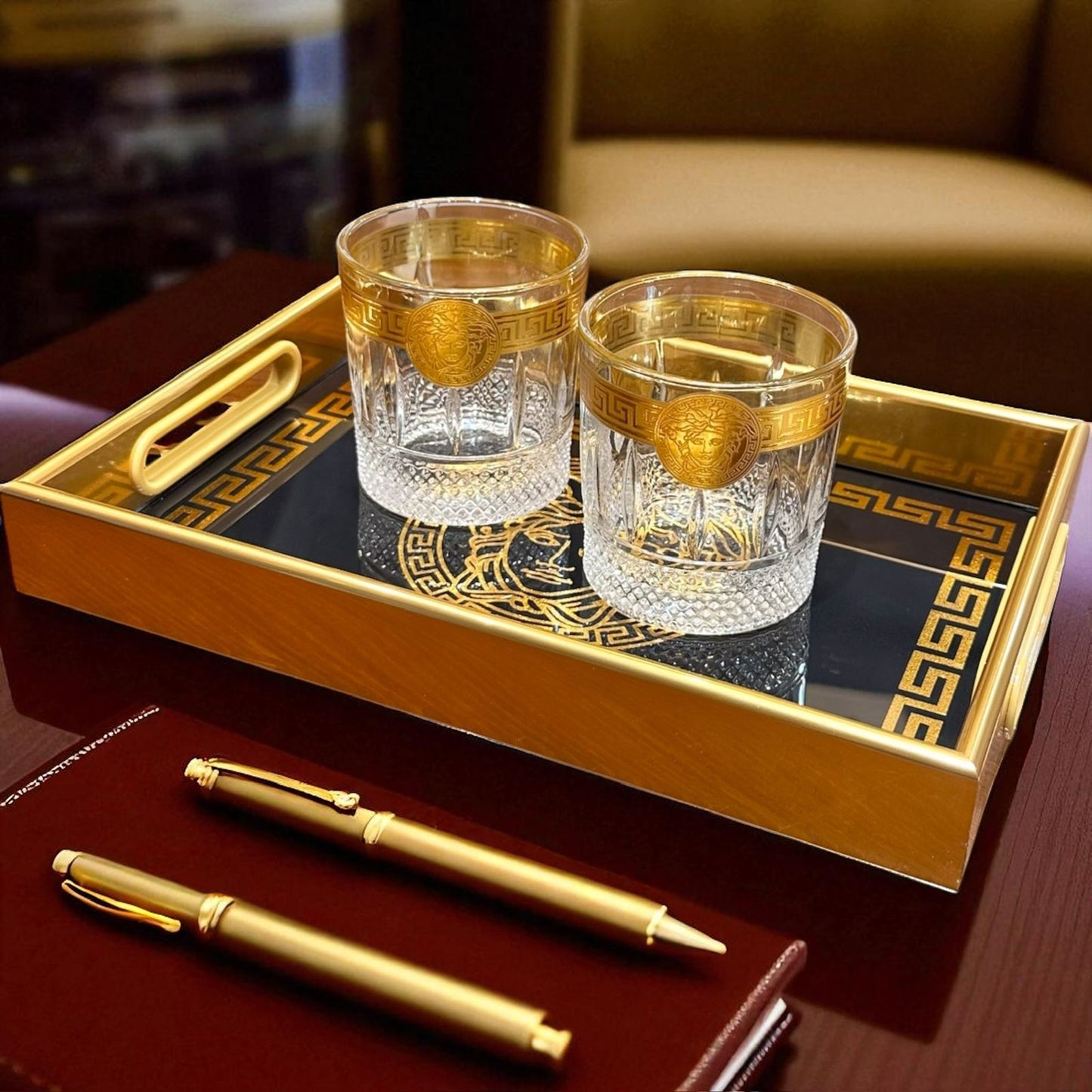 EXCLUSIVE VERSACE  WHISKEY GLASS