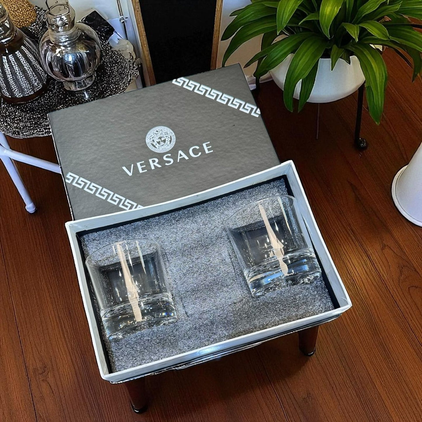 EXCLUSIVE VERSACE CRYSTAL WHISKEY GLASS 🥃