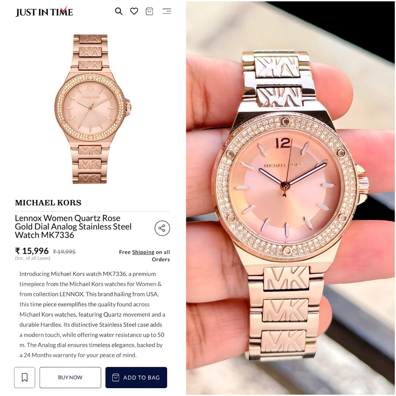 Michael Kors Women's Lennox Original Model Series Now Available