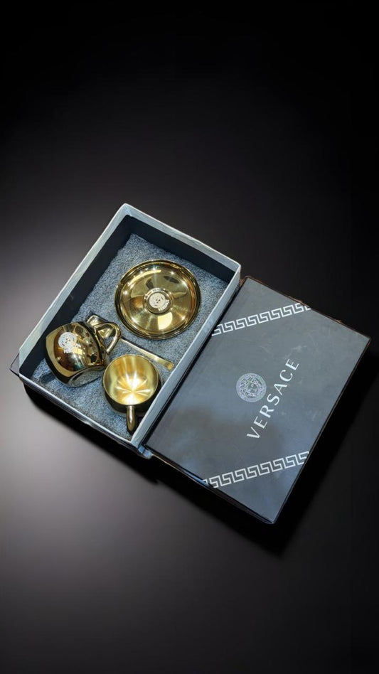 ✨ 18K GOLD PLATED LUXURY CUP & SAUCER SET ✨