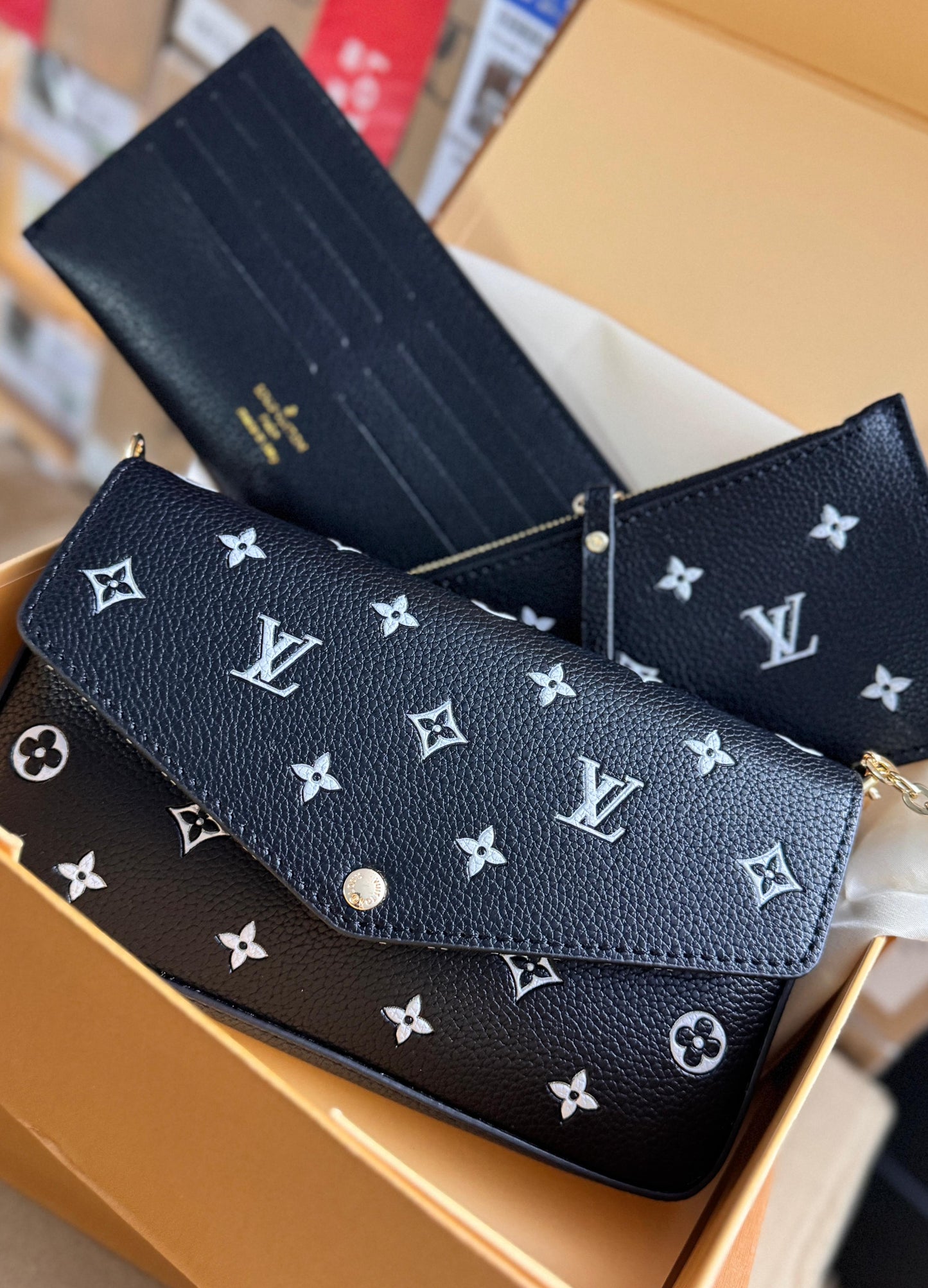 Louis Vuitton Emboss Latest  Felicie Series