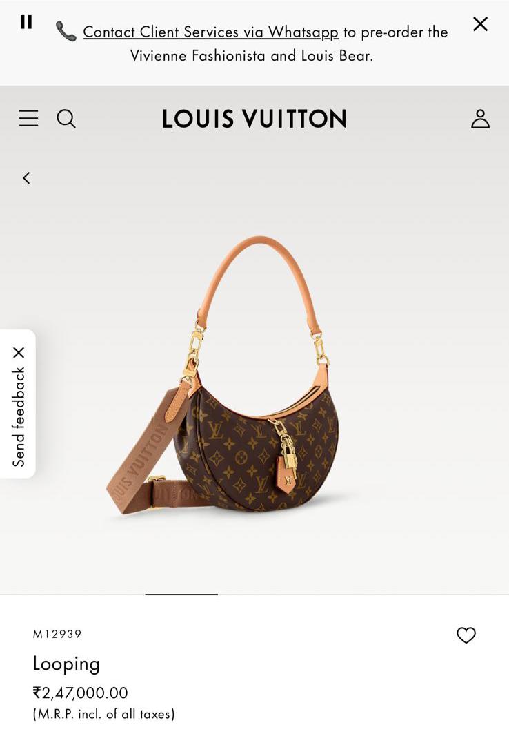 Louis Vuitton Looping Handbag