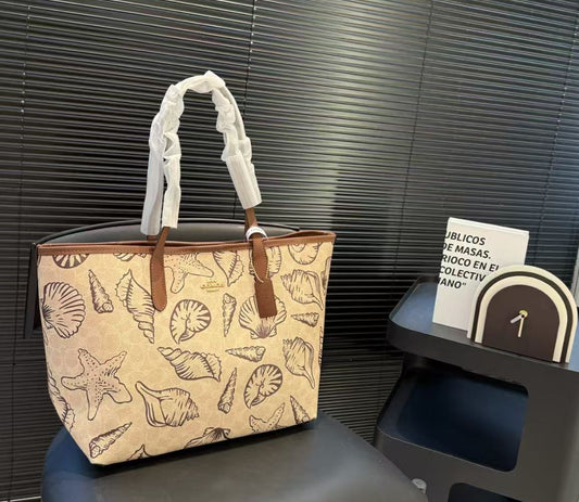 Coach City Tote Shell Print Series